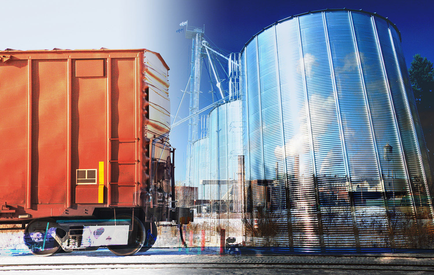 Industry Transport Conceptual Photo Montage Industry Transport Conceptual Photo Montage