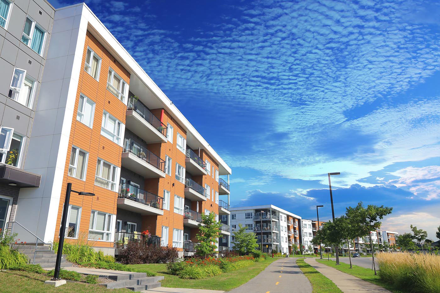 Modern Apartment Building Community Modern Apartment Building Community