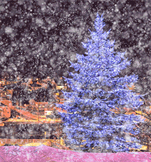 Christmas Tree and Snowfall Animation