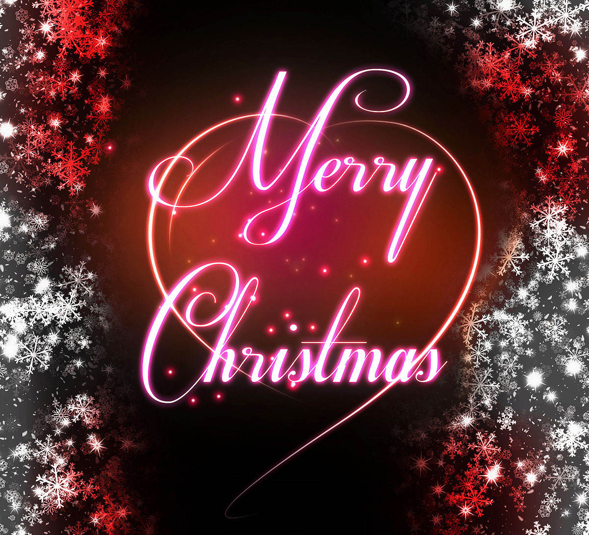 Merry Christmas Wishes Text in Red Merry Christmas Wishes Text in Red