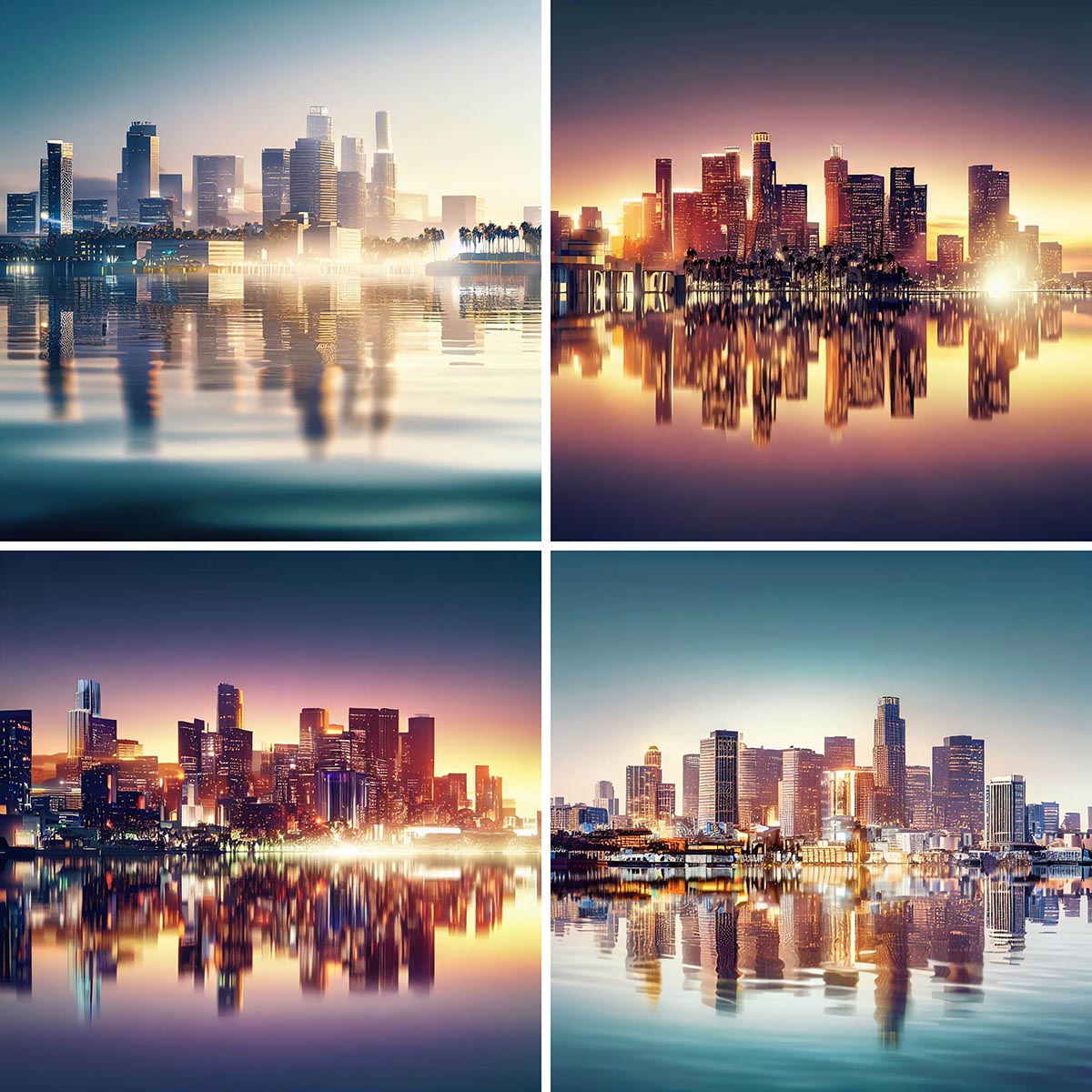 AI Los Angeles Cityscape AI Los Angeles Cityscape