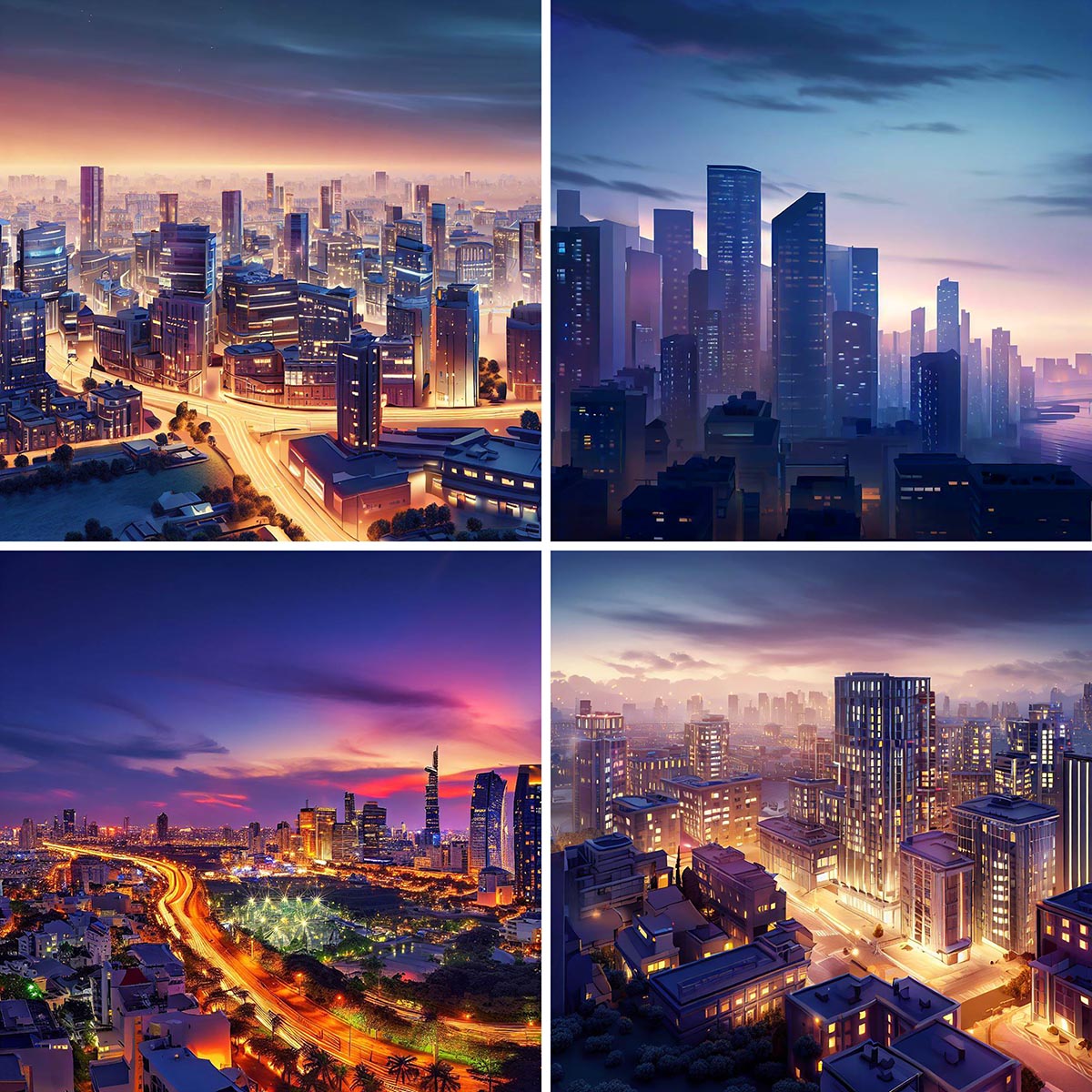 AI Modern Generic Cityscape AI Modern Generic Cityscape