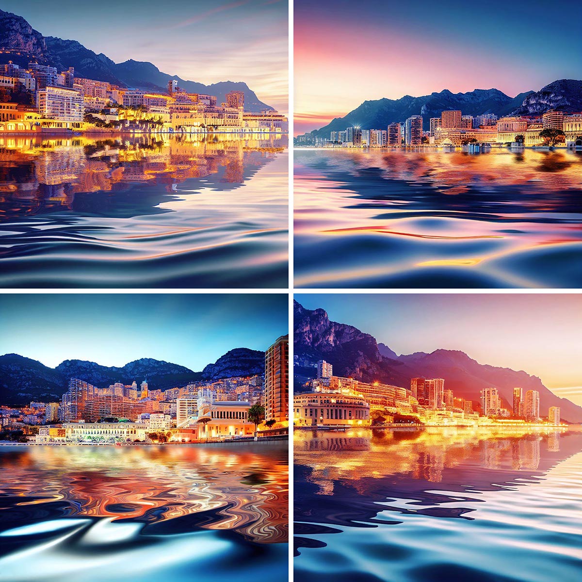 AI Monaco Cityscape Scenic AI Monaco Cityscape Scenic