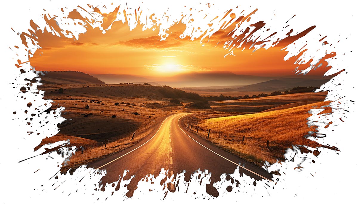 Modern Road Trip Concept Artwork Modern Road Trip Concept Artwork